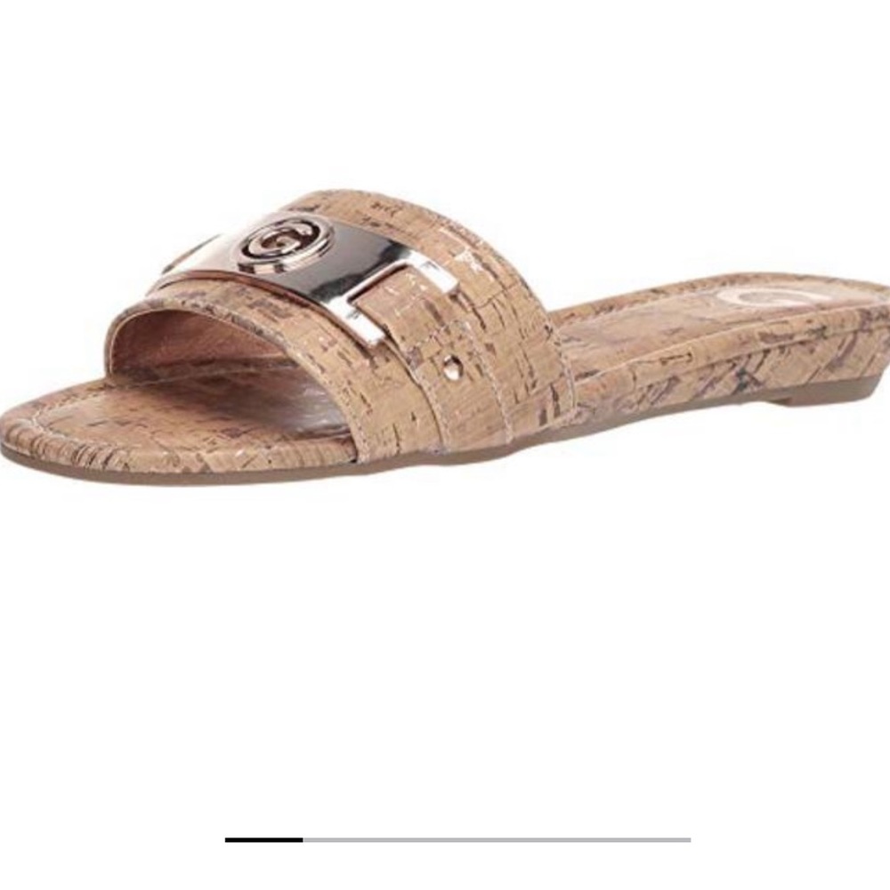 G by GUESS WOMEN’S cork style slip ons  size 8M - Picture 3 of 6